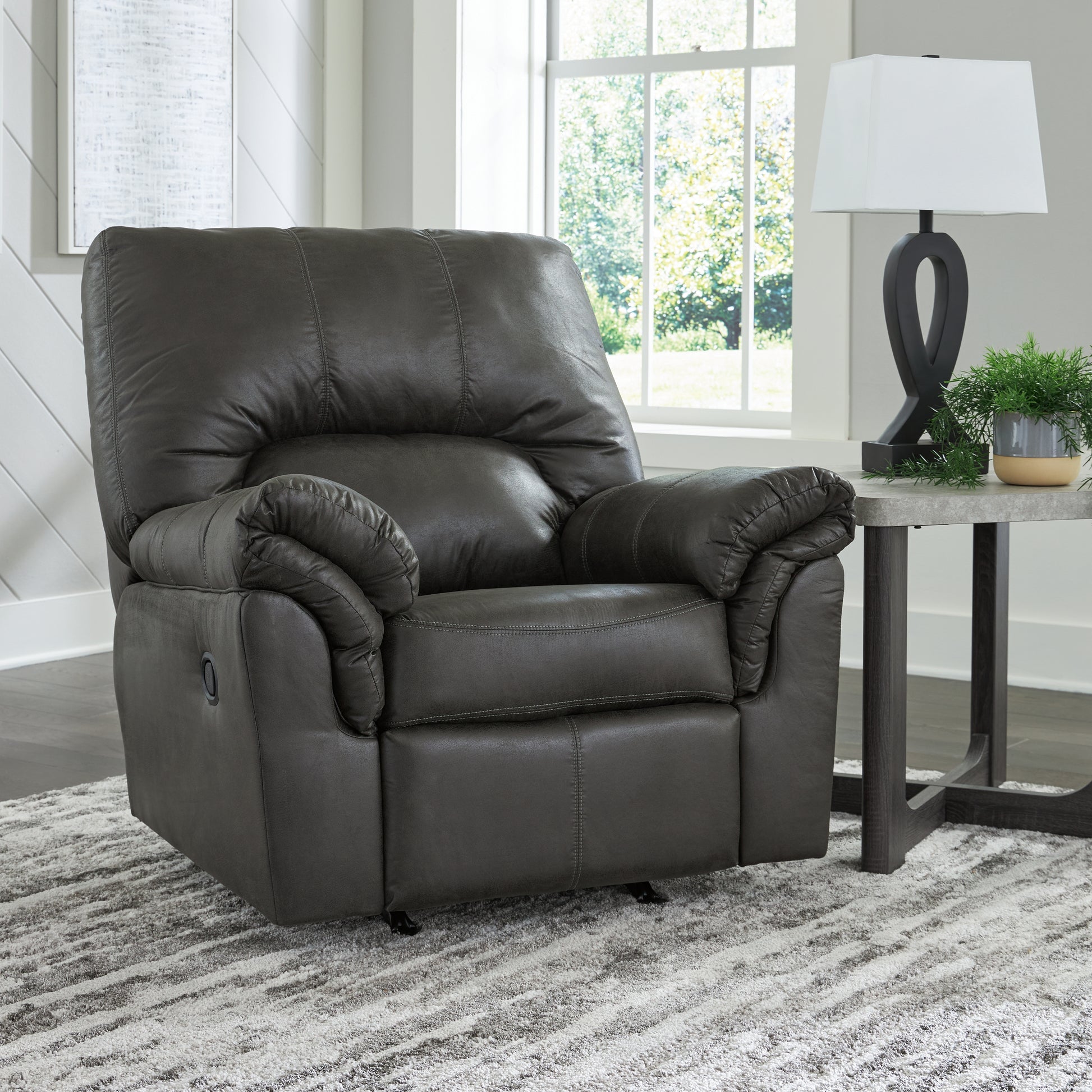 Cape Furniture Outlet - Ashley Furniture - Bladen Living Room - Loveseat / Slate - 1202135