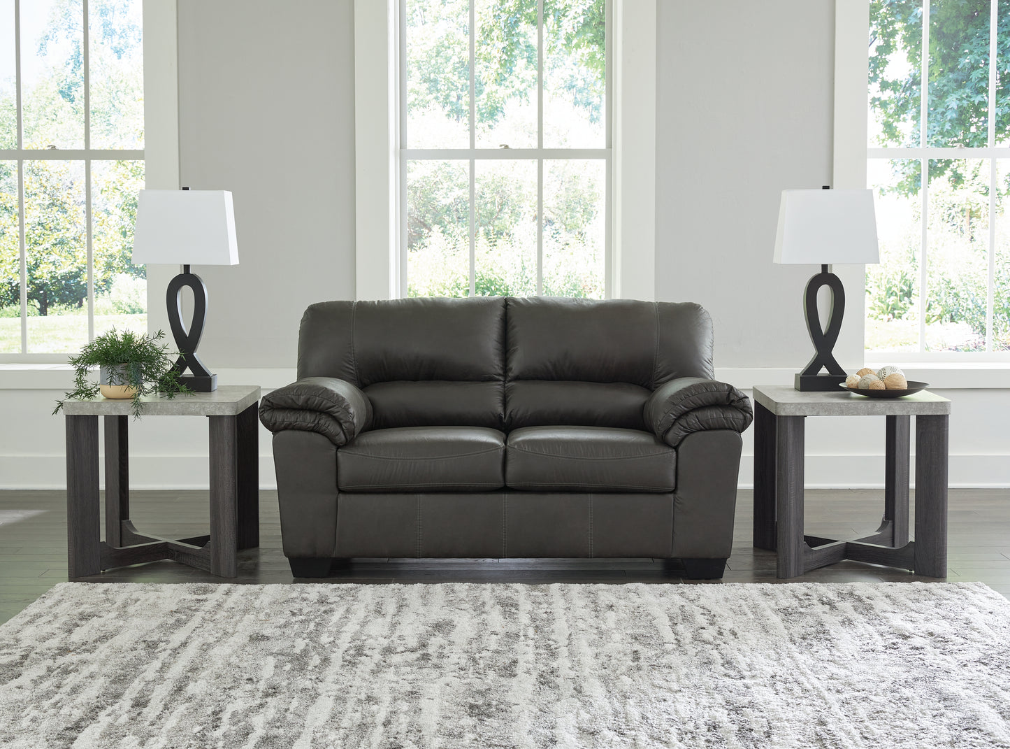 Cape Furniture Outlet - Ashley Furniture - Bladen Living Room - Loveseat / Slate - 1202135