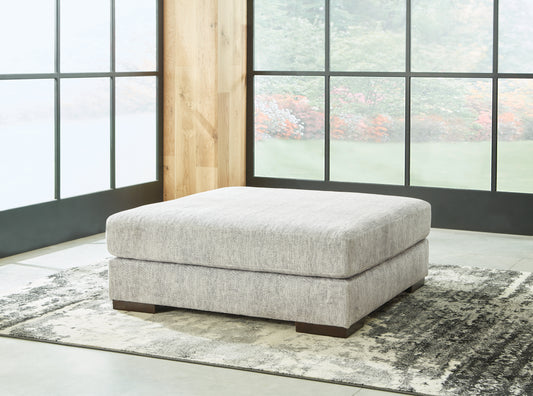Cape Furniture Outlet - Ashley Furniture - Regent Park Living Room - Oversized Accent Ottoman / Pewter - 1440408