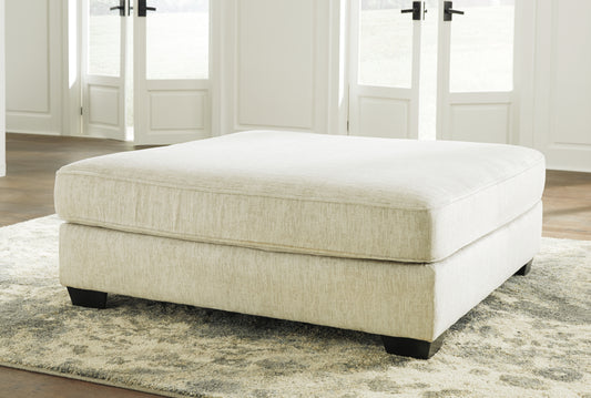 Cape Furniture Outlet - Ashley Furniture - Rawcliffe Living Room - Oversized Accent Ottoman / Parchment - 1960408