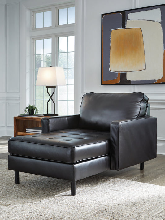 Cape Furniture Outlet - Ashley Furniture - Bryceview Living Room - Chaise / Onyx - 2120515