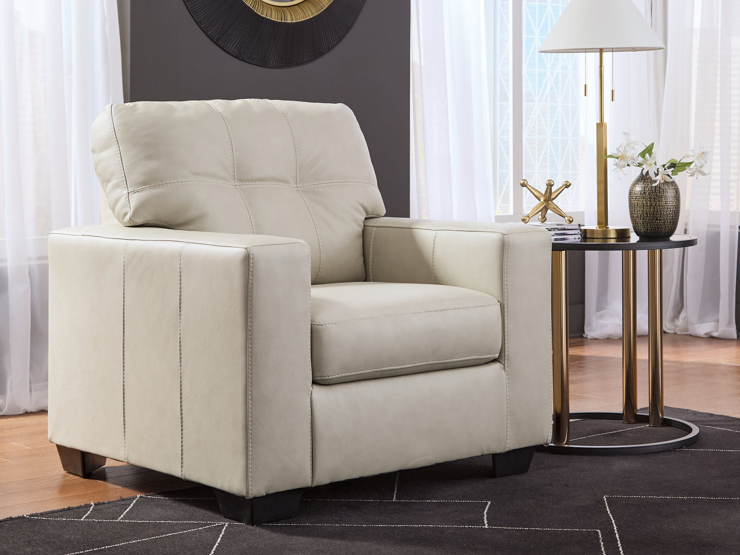 Cape Furniture Outlet - Ashley Furniture - Santorine Living Room - Chair / Bone - 2170820