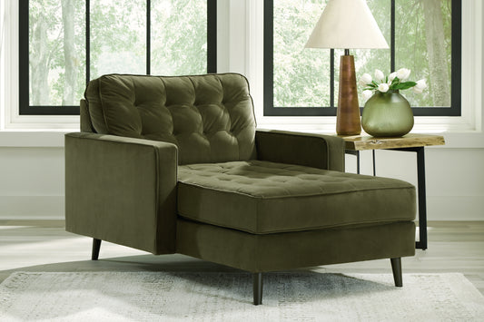 Cape Furniture Outlet - Ashley Furniture - Reveon Lakes Living Room - Chaise / Olive - 2640415