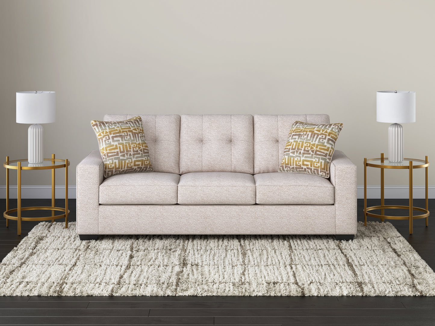 Cape Furniture Outlet - Ashley Furniture - Larimer Living Room - Sofa / Stone - PC2920338