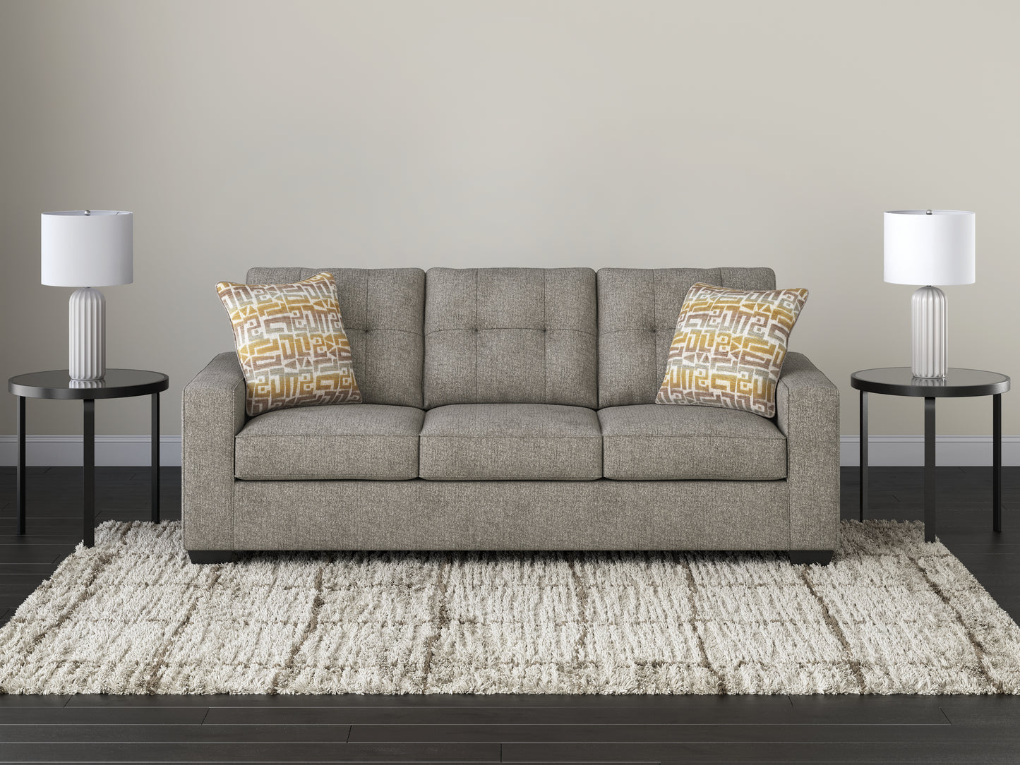 Cape Furniture Outlet - Ashley Furniture - Larimer Living Room - Sofa / Iron - PC2920438