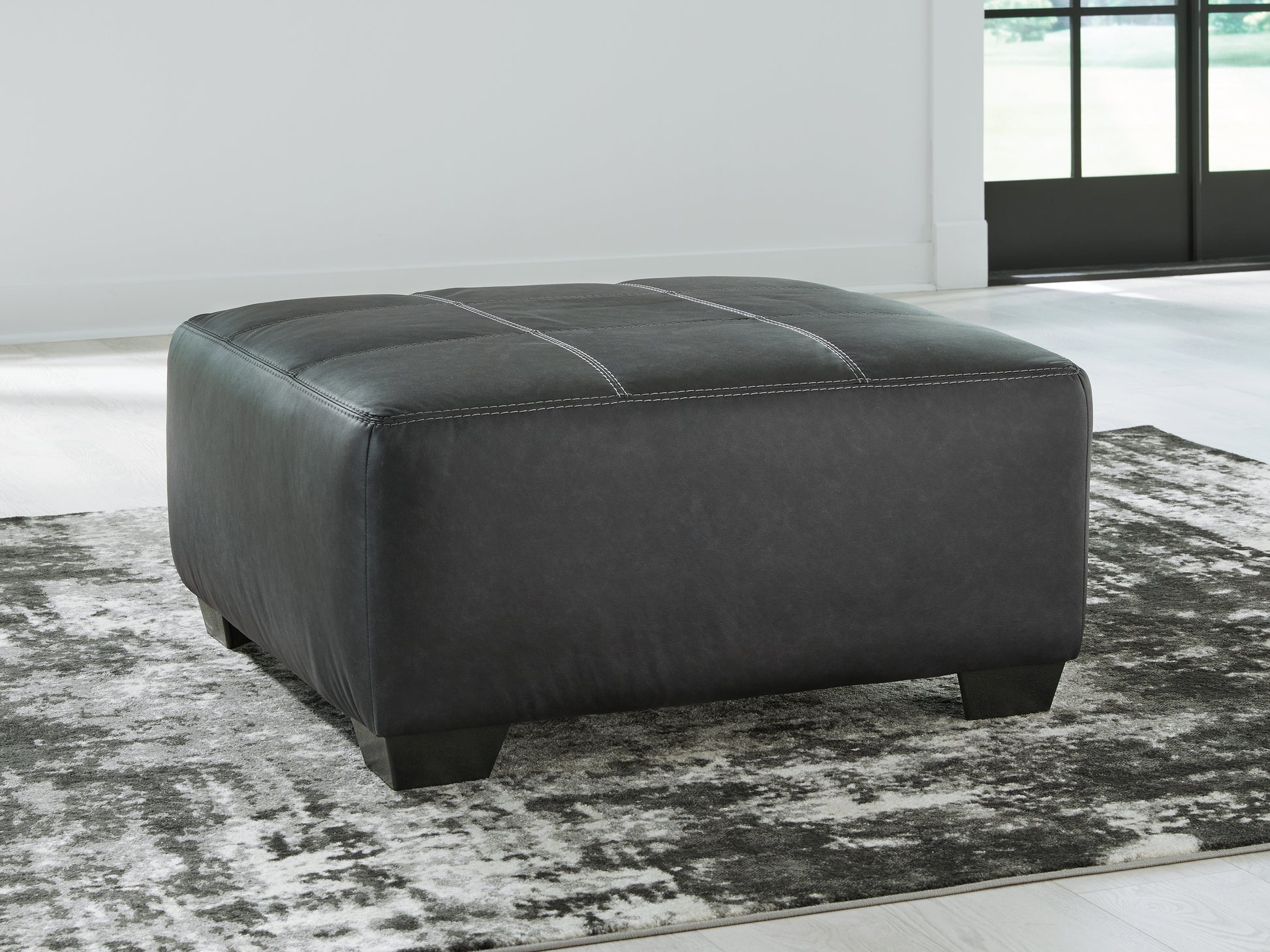 Cape Furniture Outlet - Ashley Furniture - Brixley Pier Living Room - Oversized Accent Ottoman / Graphite - 2990608