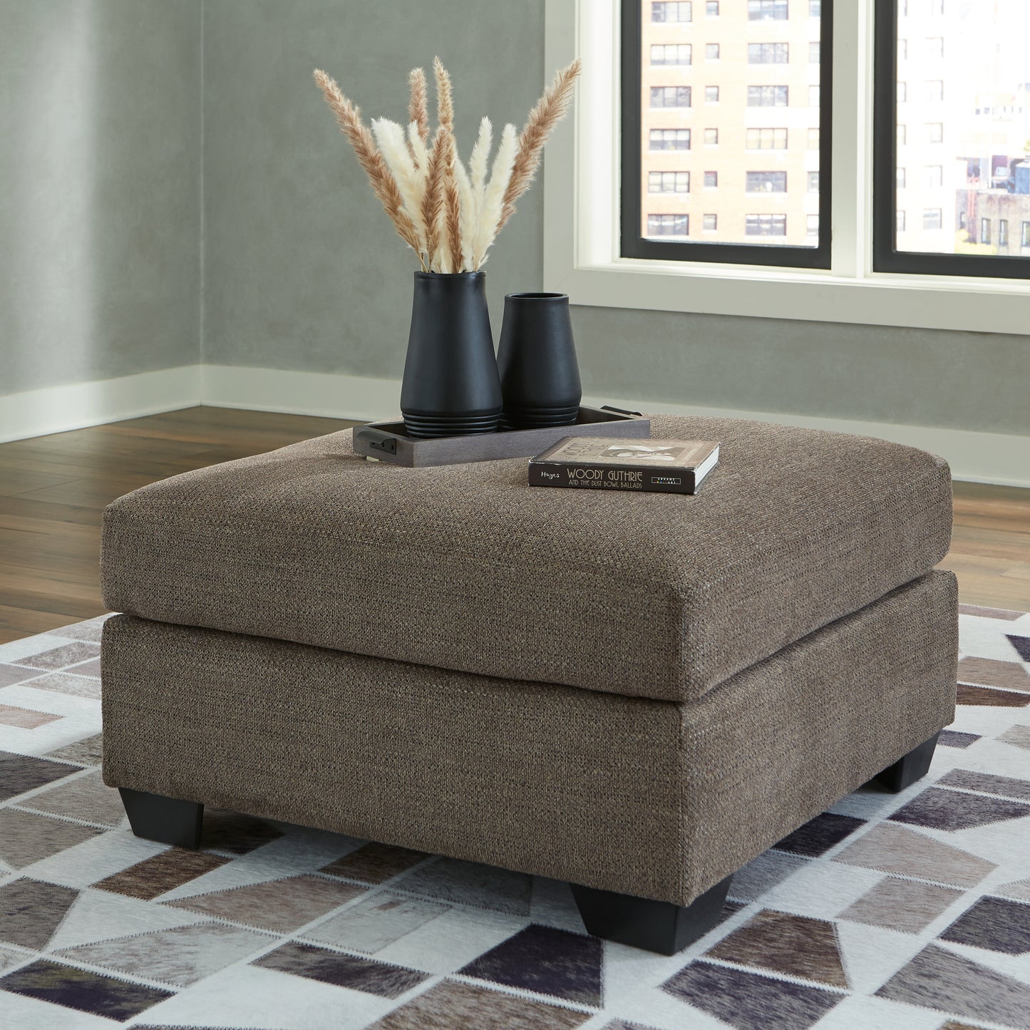 Cape Furniture Outlet - Ashley Furniture - Mahoney Living Room - Oversized Accent Ottoman / Chocolate - 3100508
