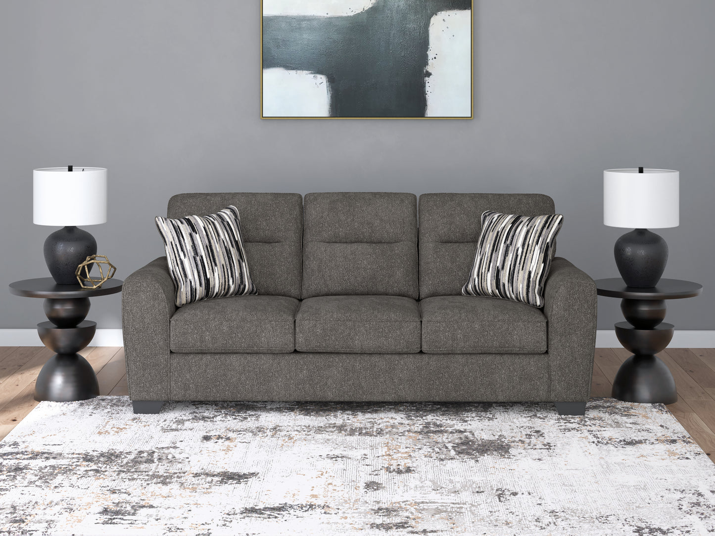 Cape Furniture Outlet - Ashley Furniture - Olten Living Room - Sofa / Graphite - 3130538