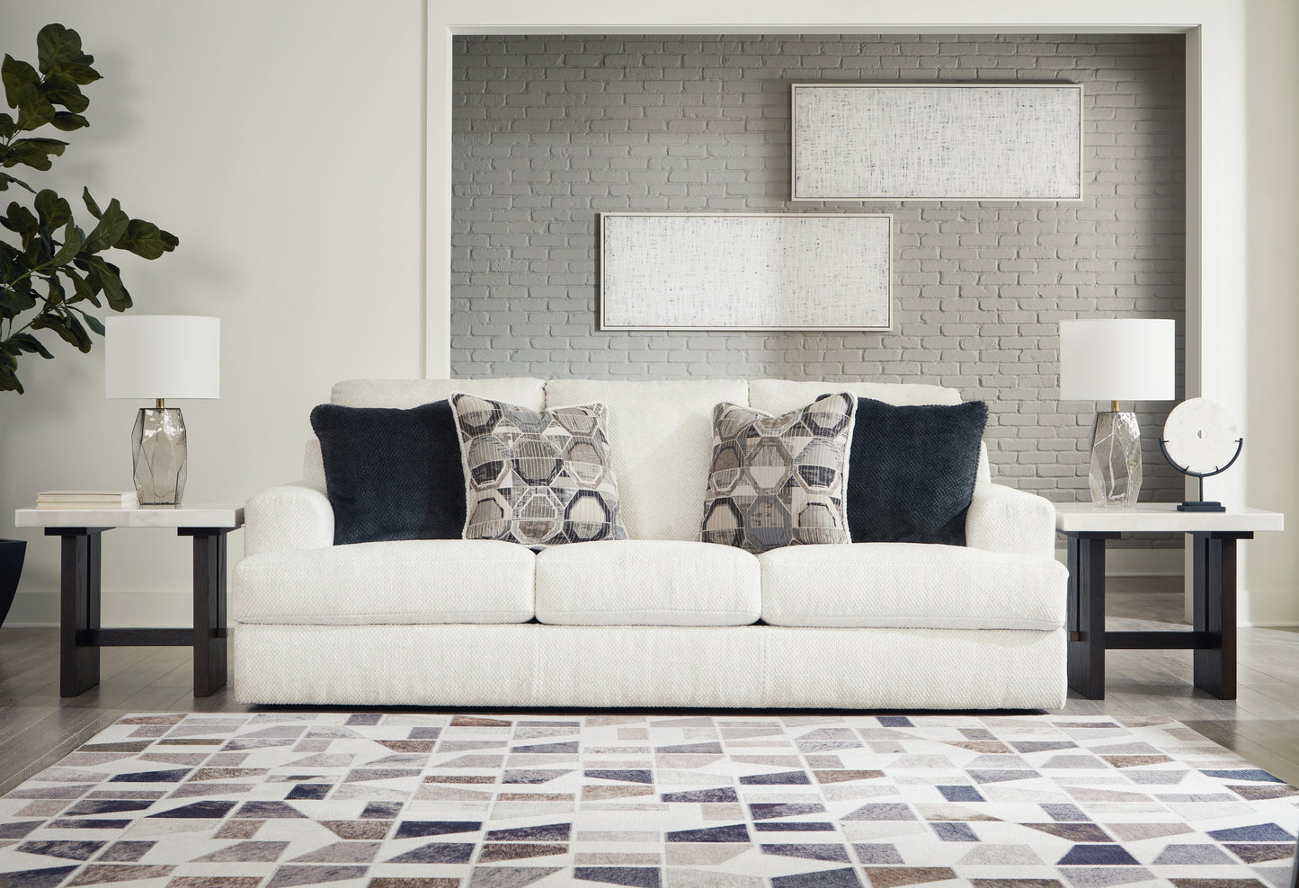 Cape Furniture Outlet - Ashley Furniture - Karinne Living Room - Sofa / Linen - 3140338