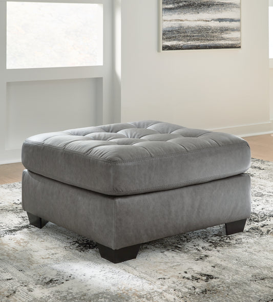 Cape Furniture Outlet - Ashley Furniture - Clairette Court Living Room - Oversized Accent Ottoman / Alloy - 3150308