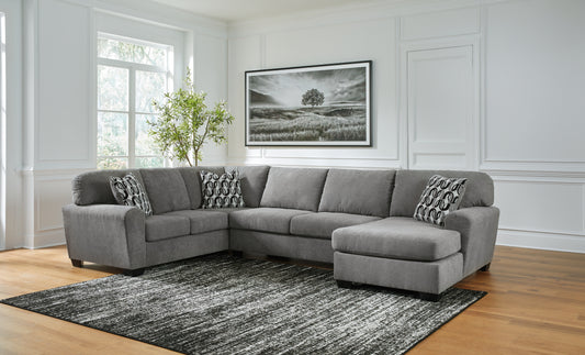 Cape Furniture Outlet - Ashley Furniture - Birkdale Court Sectional - RAF 3-Piece Sectional / Gray - 32402S3