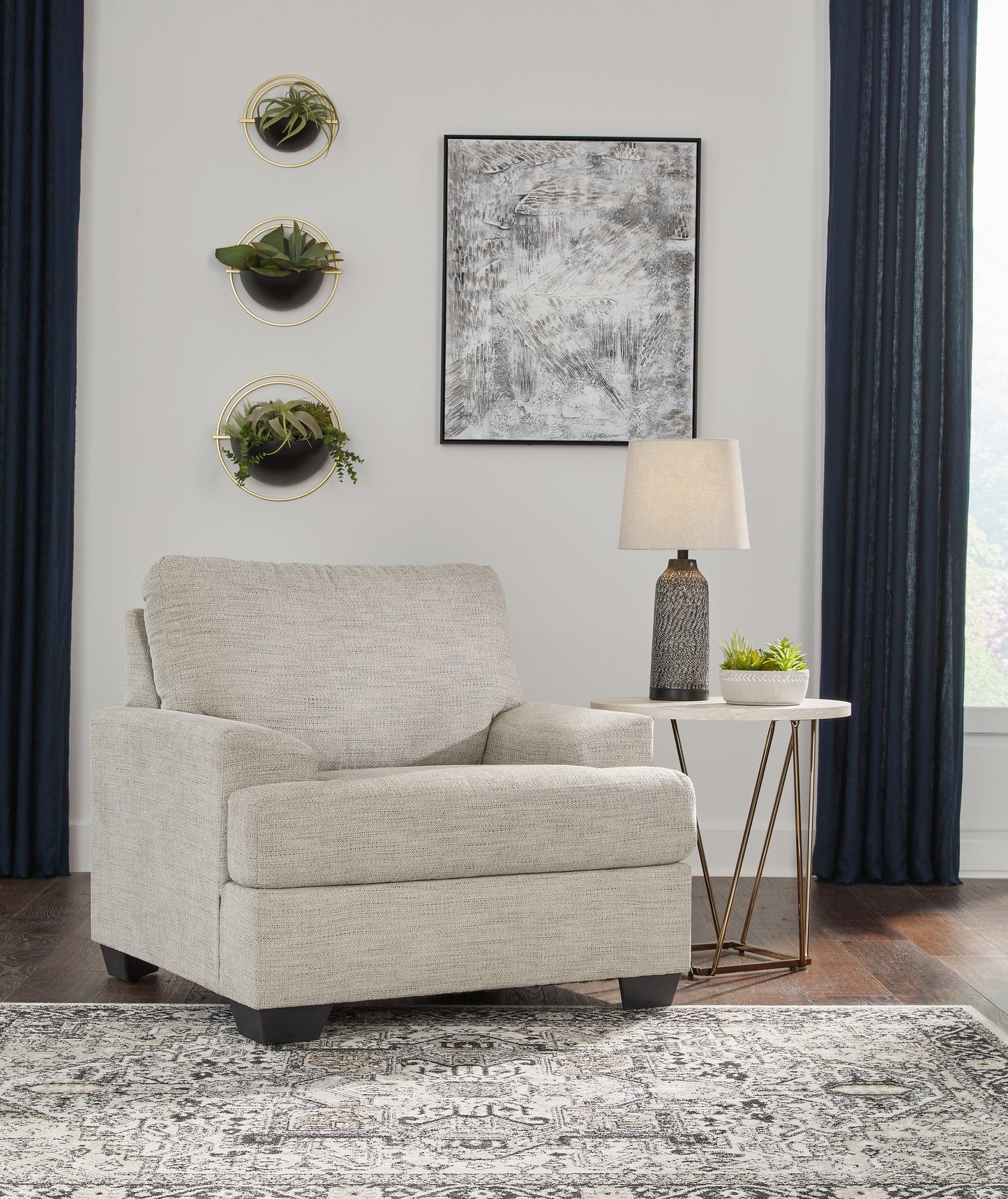 Cape Furniture Outlet - Ashley Furniture - Vayda Living Room - Chair / Pebble - 3310420