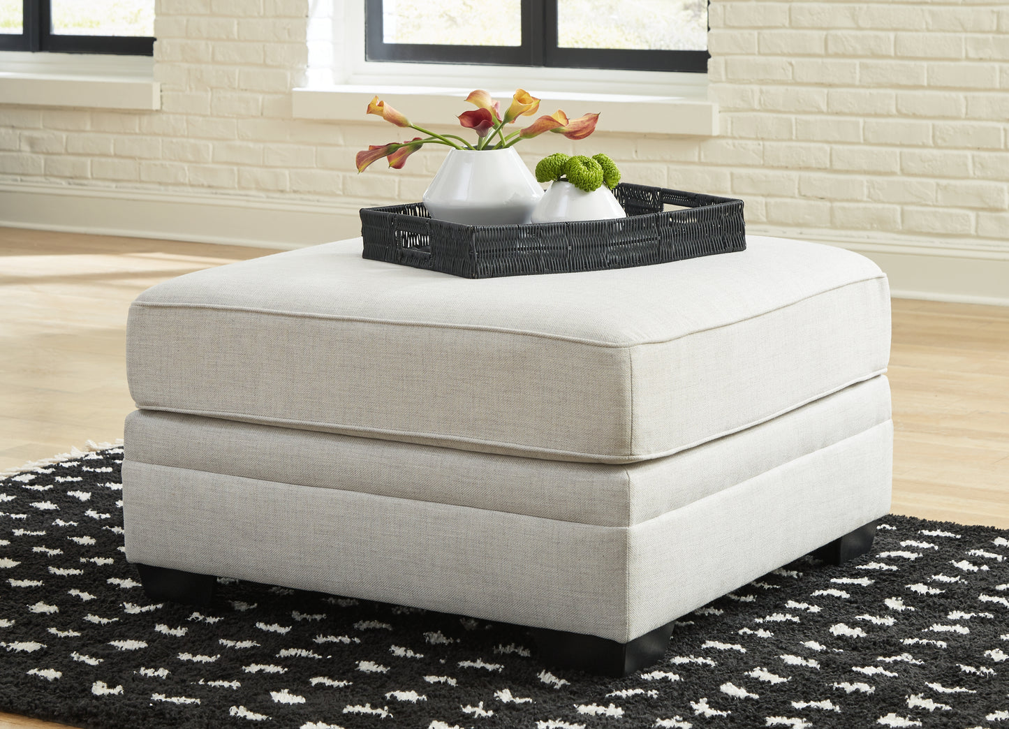 Cape Furniture Outlet - Ashley Furniture - Huntsworth Living Room - Oversized Accent Ottoman / Dove Gray - 3970208