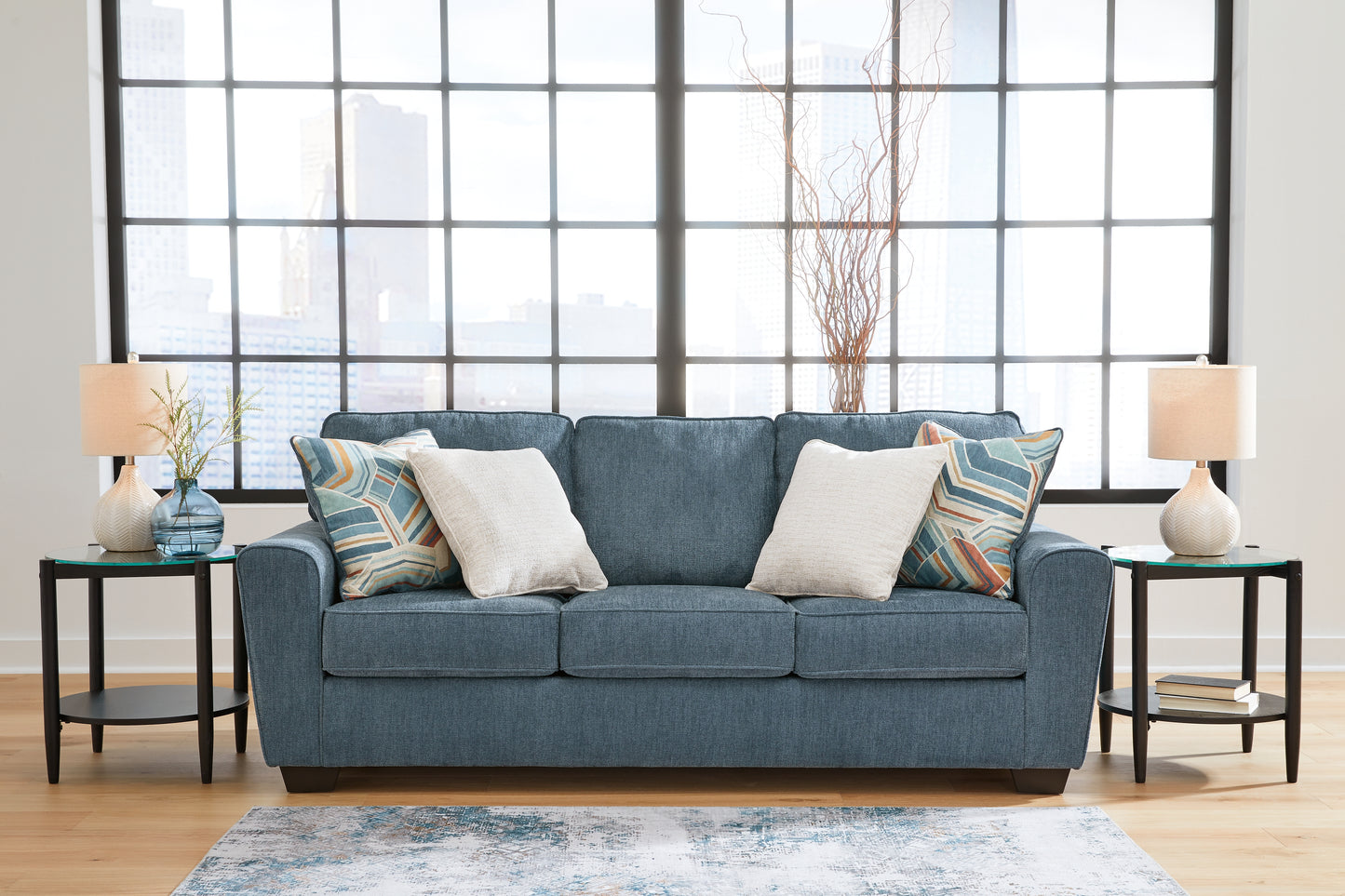 Cape Furniture Outlet - Ashley Furniture - Cashton Living Room - Sofa / Blue - 4060538