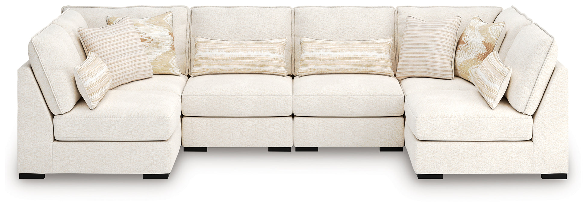 Cape Furniture Outlet - Ashley Furniture - Donelson Creek Sectional - 6-Piece Sectional / Vanilla - 48002S3