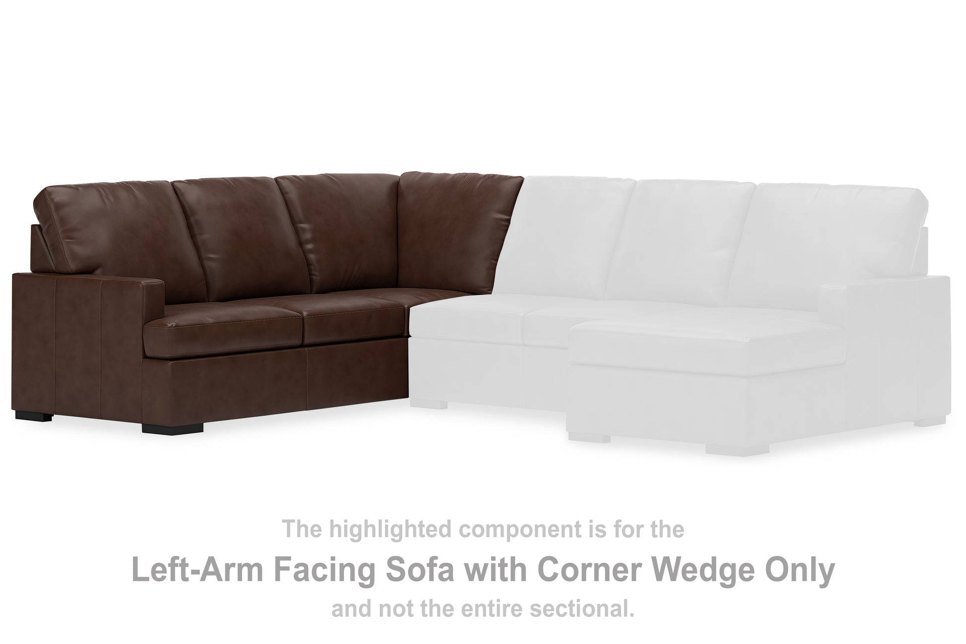 Cape Furniture Outlet - Ashley Furniture - McDowlan Sectional - LAF Sofa w/Corner Wedge / Coffee - PC4850448