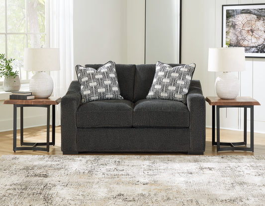 Cape Furniture Outlet - Ashley Furniture - Wryenlynn Living Room - Loveseat / Onyx - 4940535