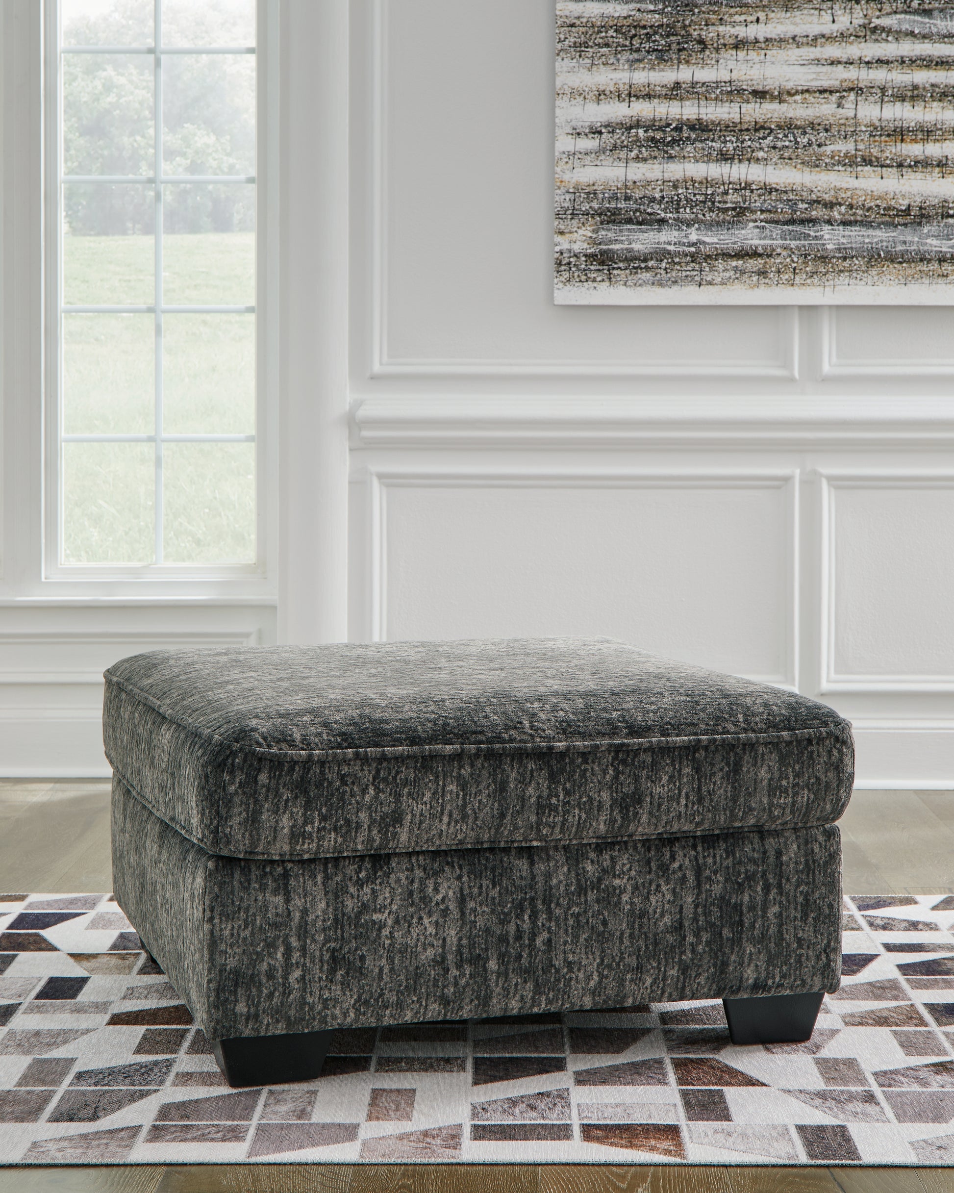 Cape Furniture Outlet - Ashley Furniture - Lonoke Living Room - Chair and a Half / Gunmetal - 5050423