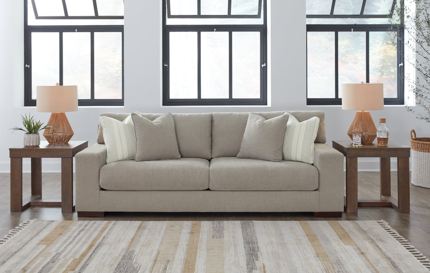 Cape Furniture Outlet - Ashley Furniture - Maggie Living Room - Sofa / Flax - 5200438