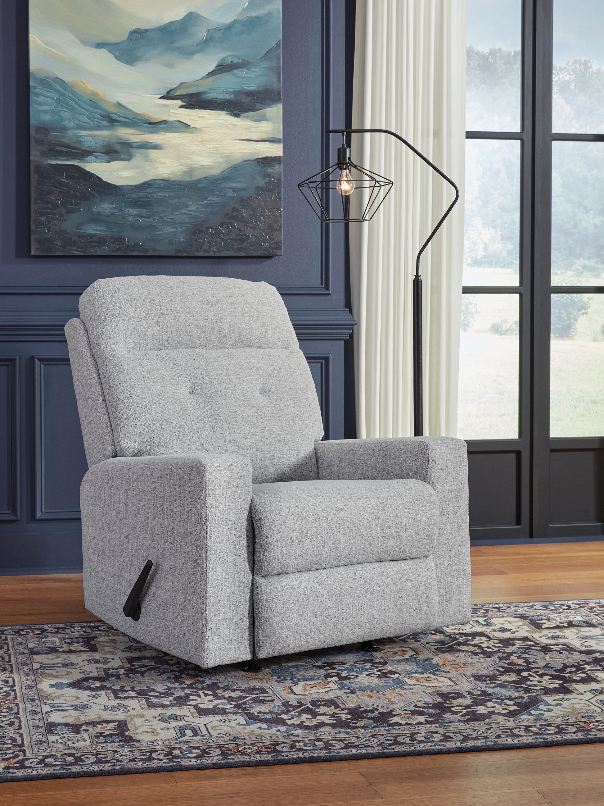 Cape Furniture Outlet - Ashley Furniture - Skillins Living Room - Rocker Recliner / Stone - PC5320425