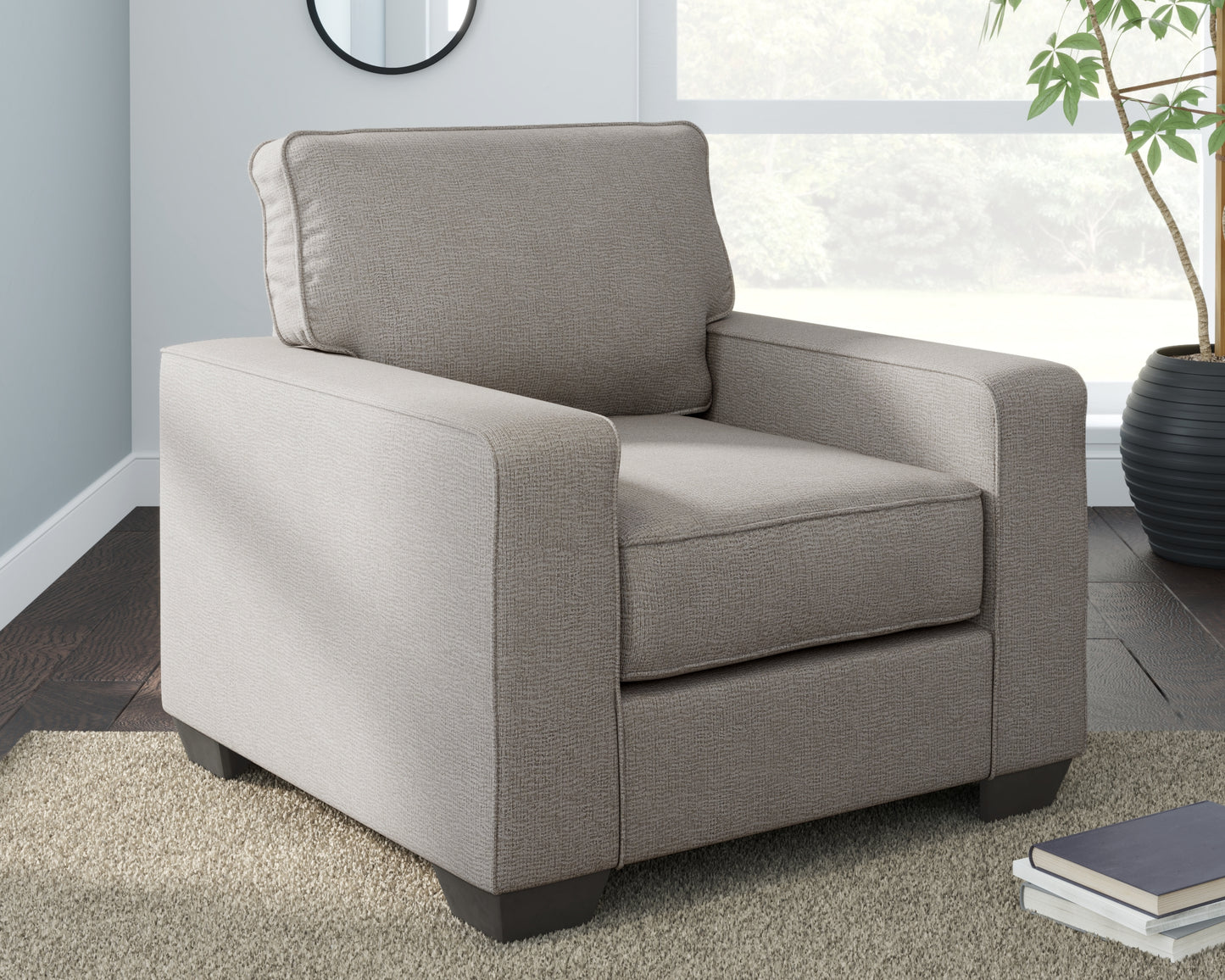 Cape Furniture Outlet - Ashley Furniture - Greaves Living Room - Chair / Stone - 5510420