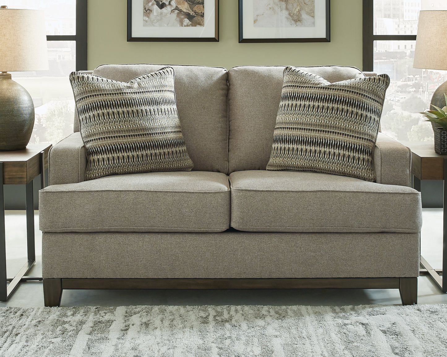 Cape Furniture Outlet - Ashley Furniture - Kaywood Living Room - Loveseat / Granite - 5630335