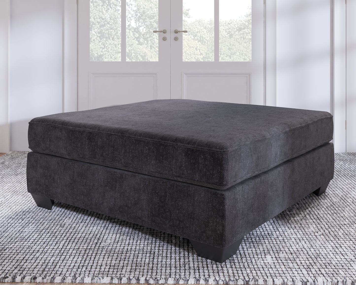Cape Furniture Outlet - Ashley Furniture - Lavernett Living Room - Oversized Accent Ottoman / Charcoal - 5960308