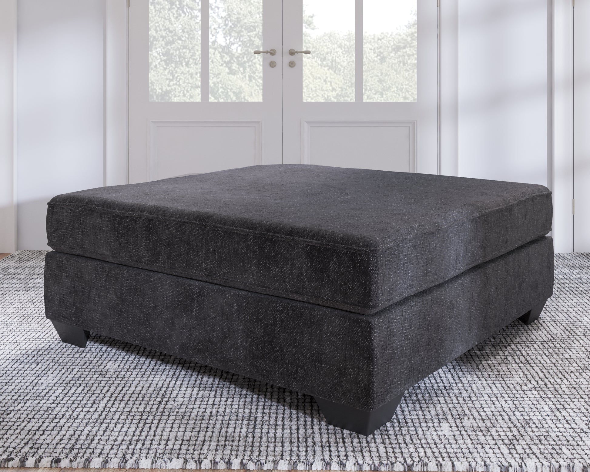 Cape Furniture Outlet - Ashley Furniture - Lavernett Living Room - Oversized Accent Ottoman / Charcoal - 5960308