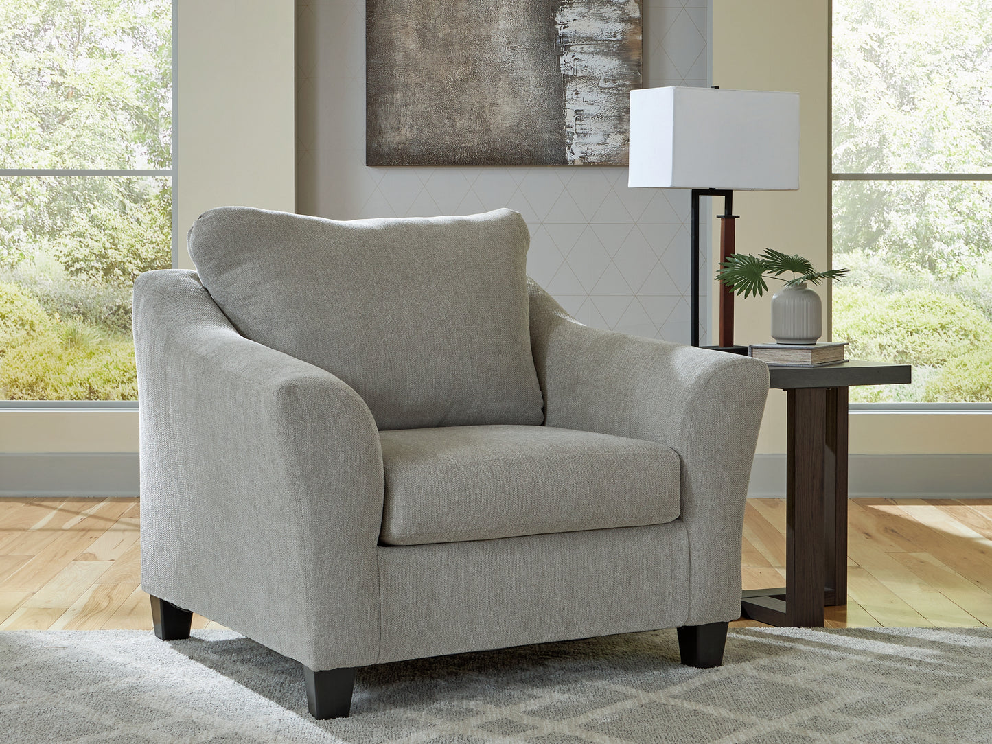 Cape Furniture Outlet - Ashley Furniture - Willarae Living Room - Chair and a Half / Taupe - 5980323