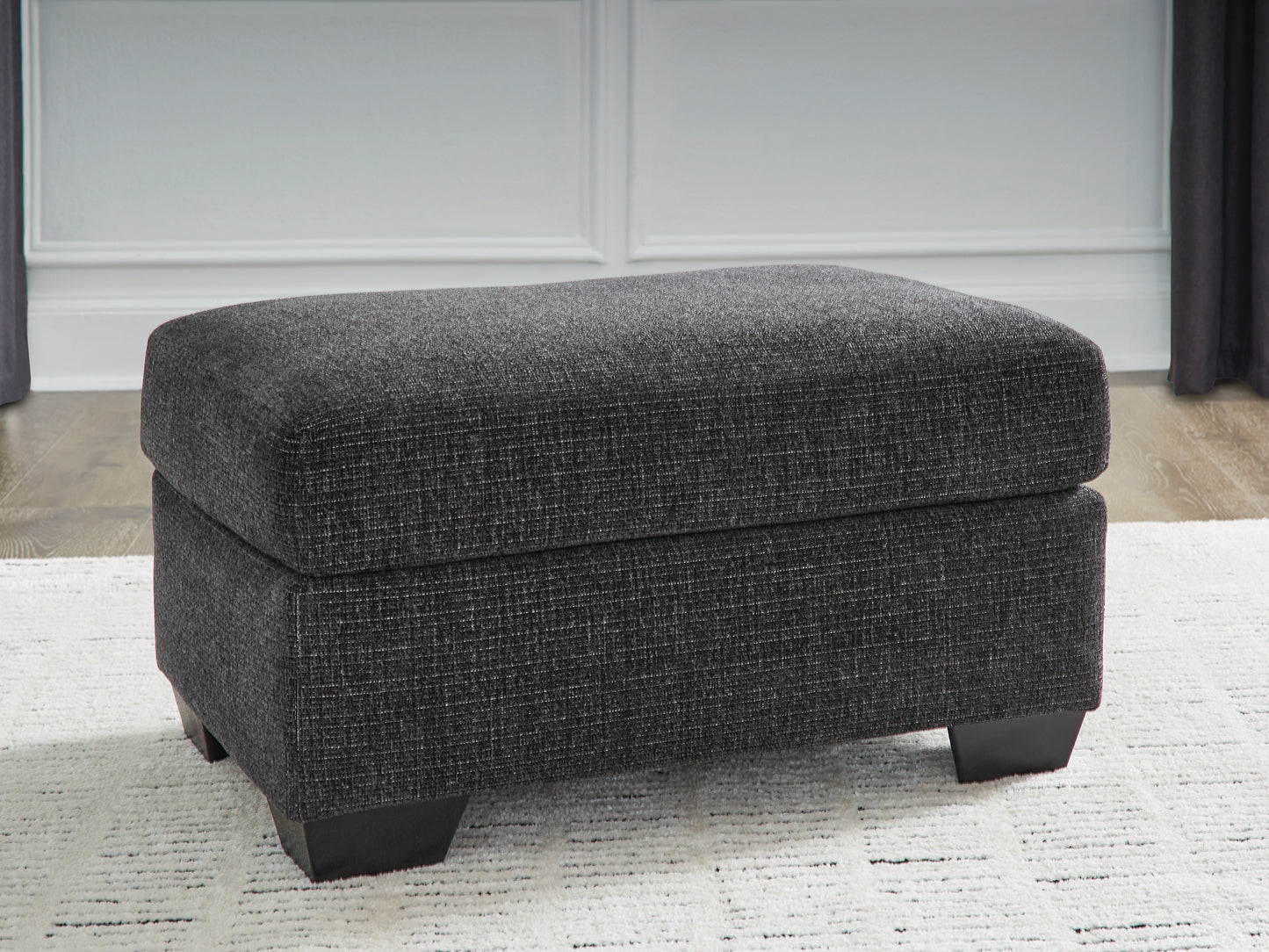 Cape Furniture Outlet - Ashley Furniture - Loreo Living Room - Ottoman / Ebony - 6310114