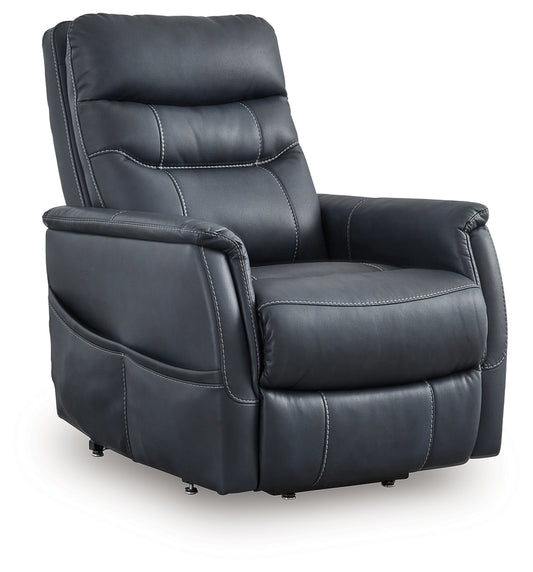 Cape Furniture Outlet - Ashley Furniture - Strawbill Living Room - Power Lift Recliner / Shadow - 6390912
