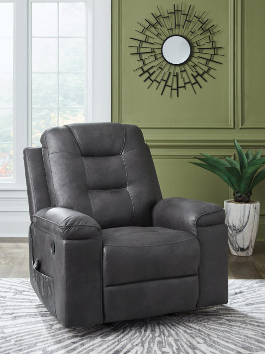 Cape Furniture Outlet - Ashley Furniture - Stockworth Living Room - Rocker Recliner / Granite - PC6560525