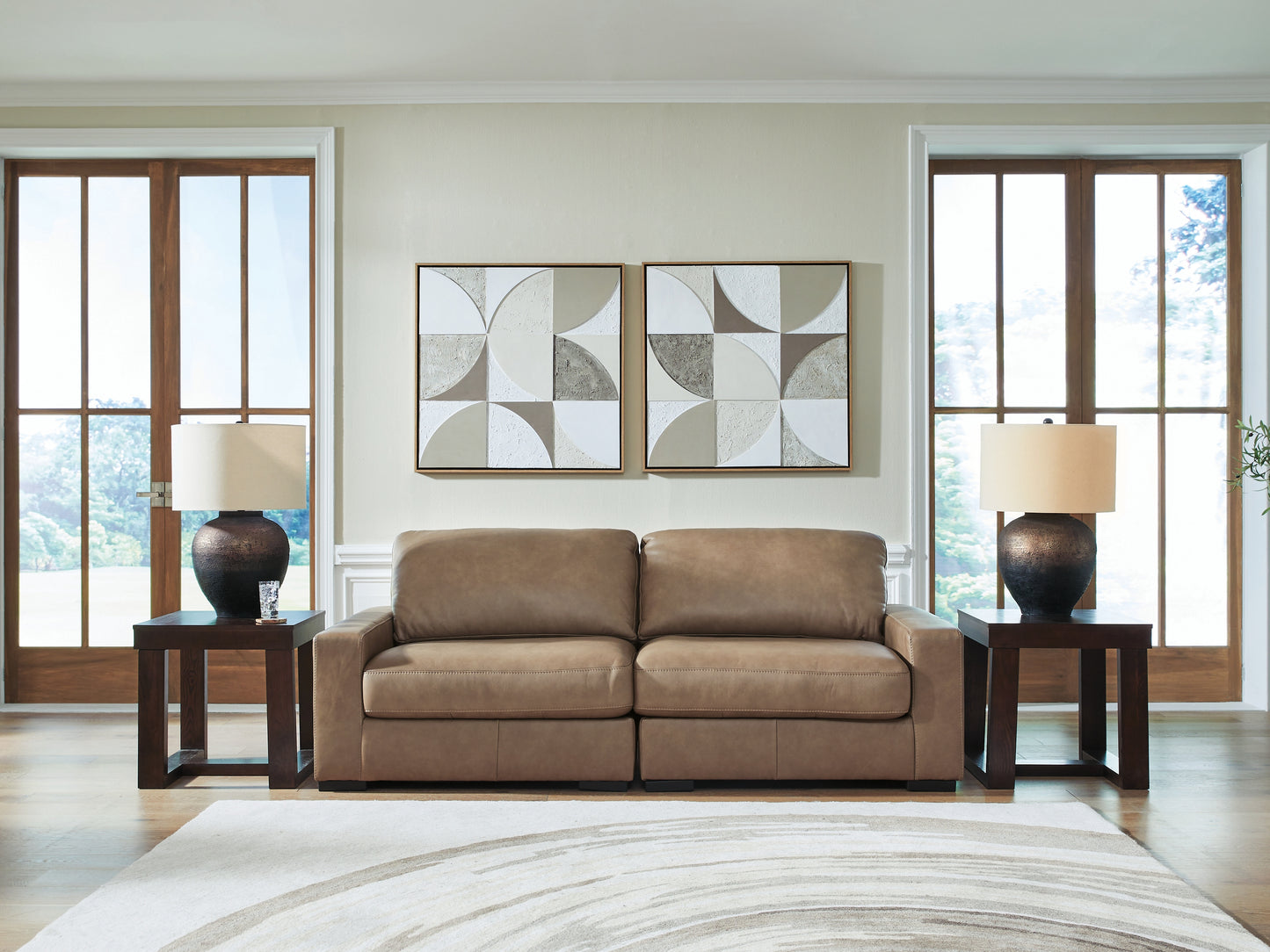 Cape Furniture Outlet - Ashley Furniture - Veronella Sectional - RAF 2-Piece Sectional Sofa / Sahara - 76106S1