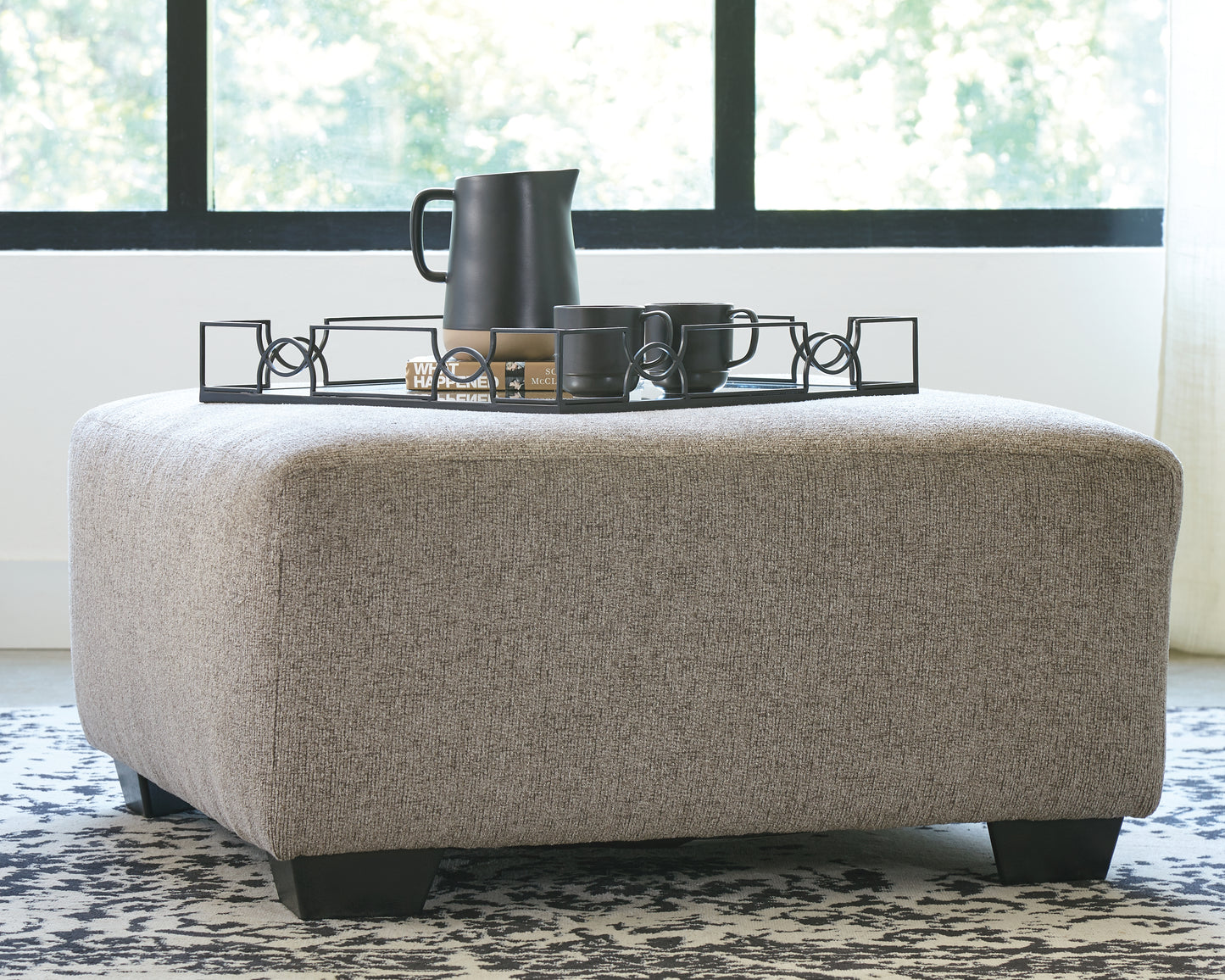 Cape Furniture Outlet - Ashley Furniture - Ballinasloe Living Room - Rocker Recliner / Platinum - 8070225