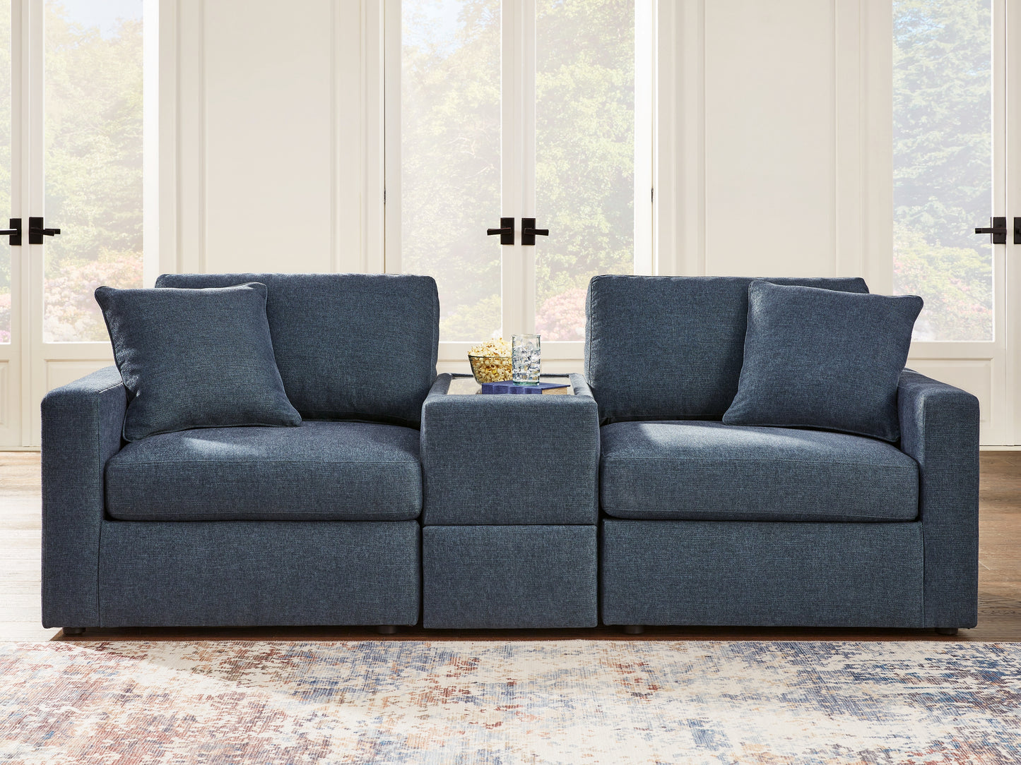 Cape Furniture Outlet - Ashley Furniture - Modmax Sectional - RAF 3-Piece Sectional / Ink - 92101S3