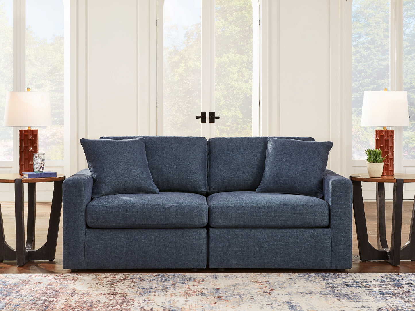 Cape Furniture Outlet - Ashley Furniture - Modmax Sectional - RAF 2-Piece Sectional / Ink - 92101S1