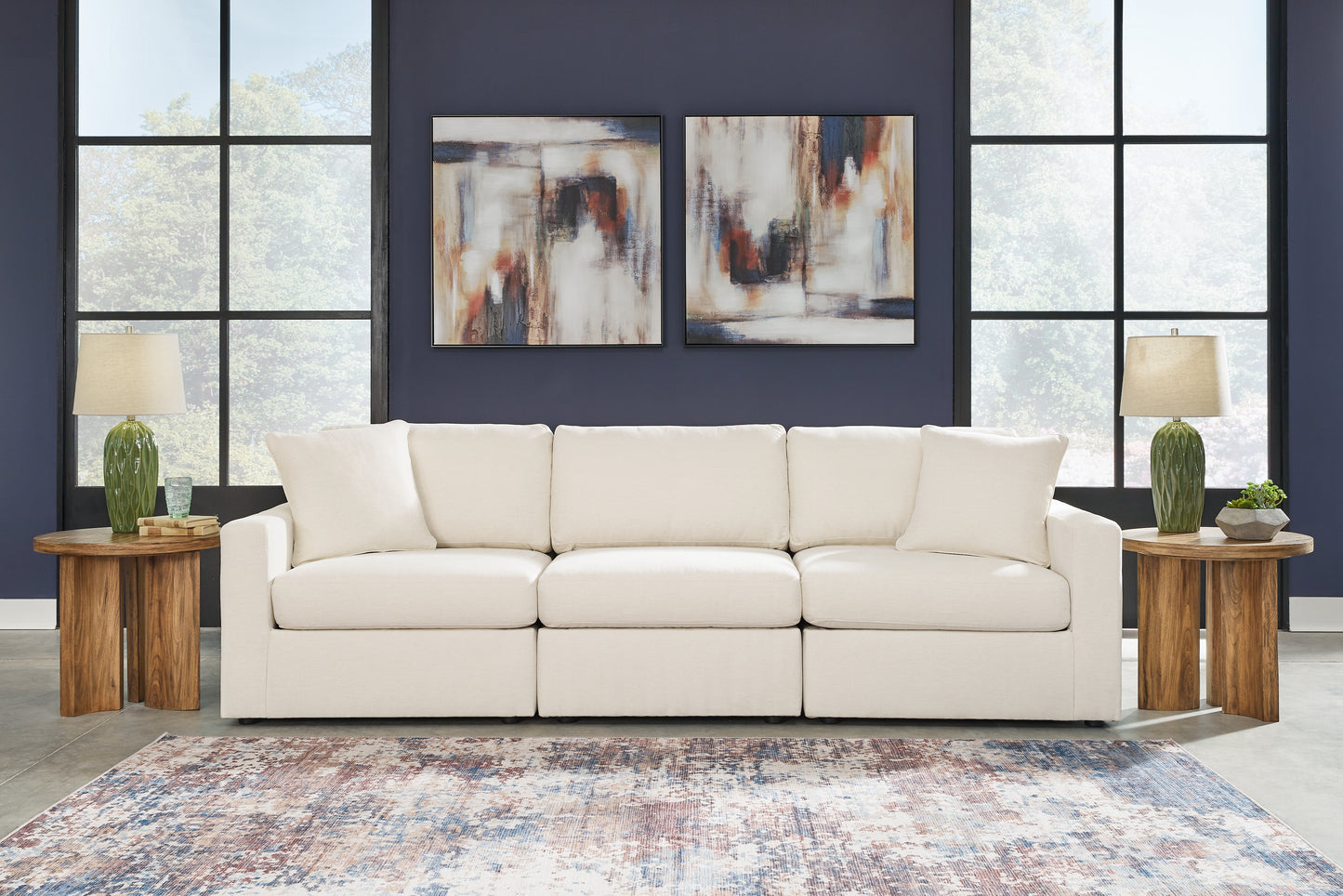 Cape Furniture Outlet - Ashley Furniture - Modmax Sectional - RAF 3-Piece Sectional / Oyster - 92103S2
