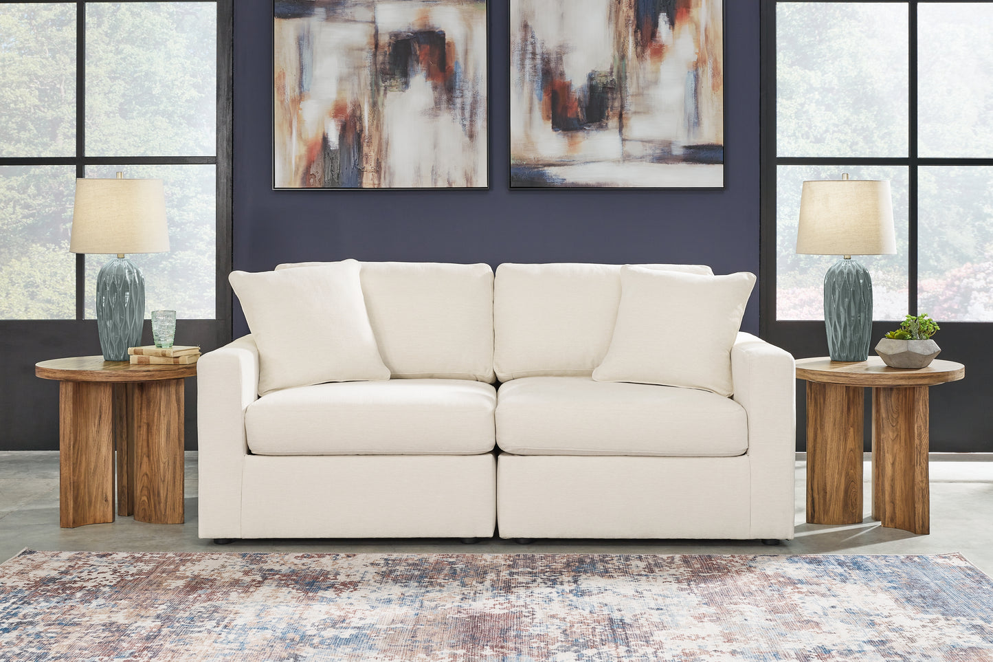 Cape Furniture Outlet - Ashley Furniture - Modmax Sectional - RAF 2-Piece Sectional / Oyster - 92103S1