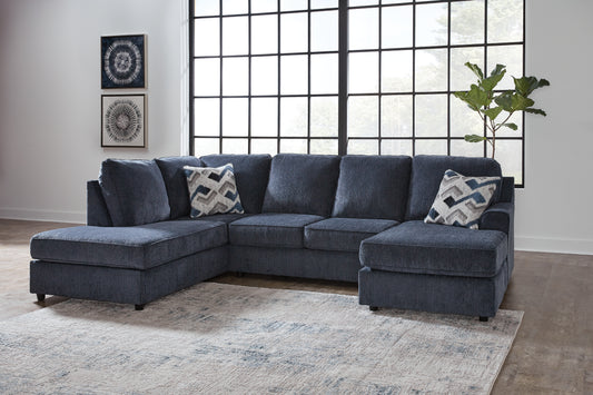 Cape Furniture Outlet - Ashley Furniture - Albar Place Sectional - LAF 2-Piece Sectional / Cobalt - 95302S1