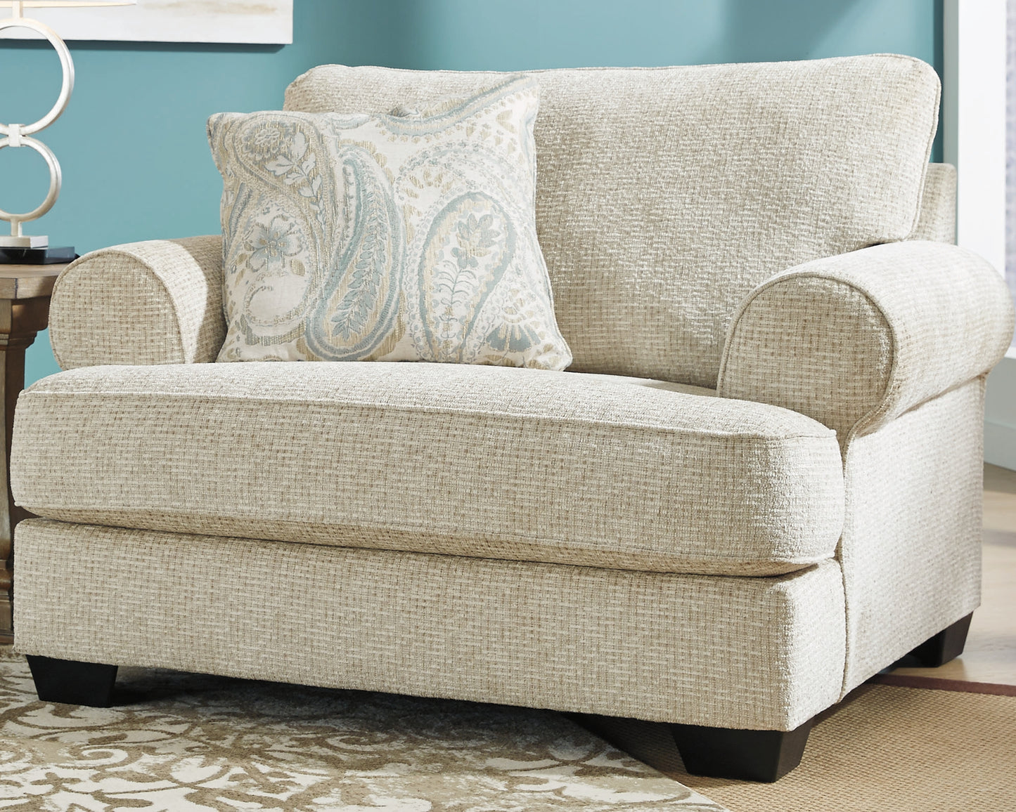 Cape Furniture Outlet - Ashley Furniture - Monaghan Living Room - Chair and a Half / Sandstone - 9620523