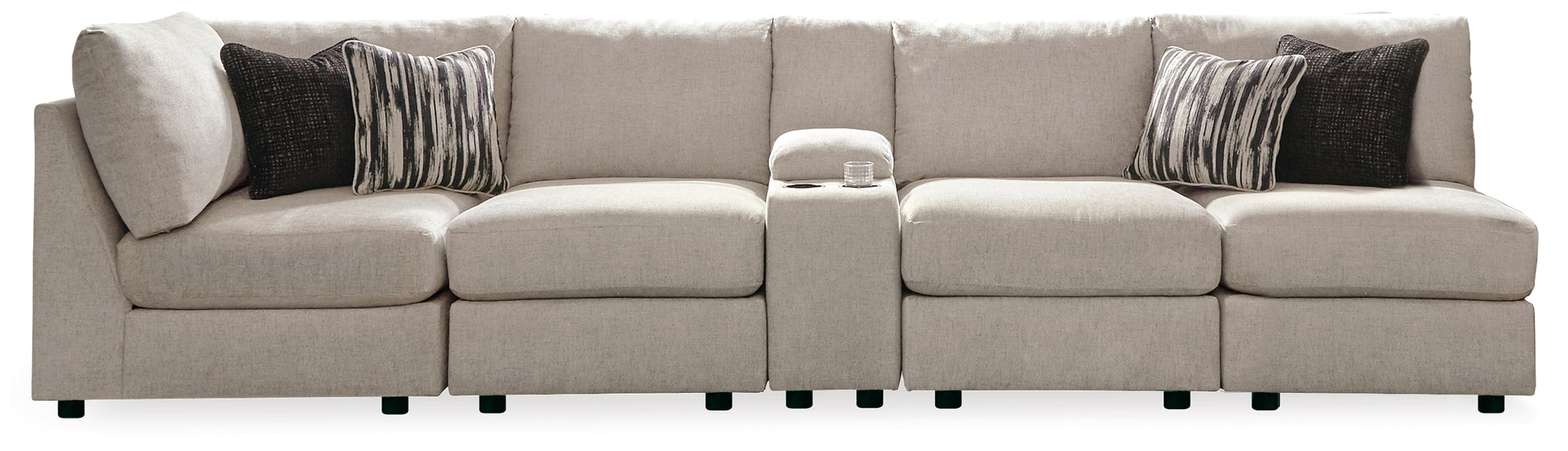 Cape Furniture Outlet - Ashley Furniture - Kellway Sectional - 3-Piece Sectional Loveseat / Bisque - 98707S8