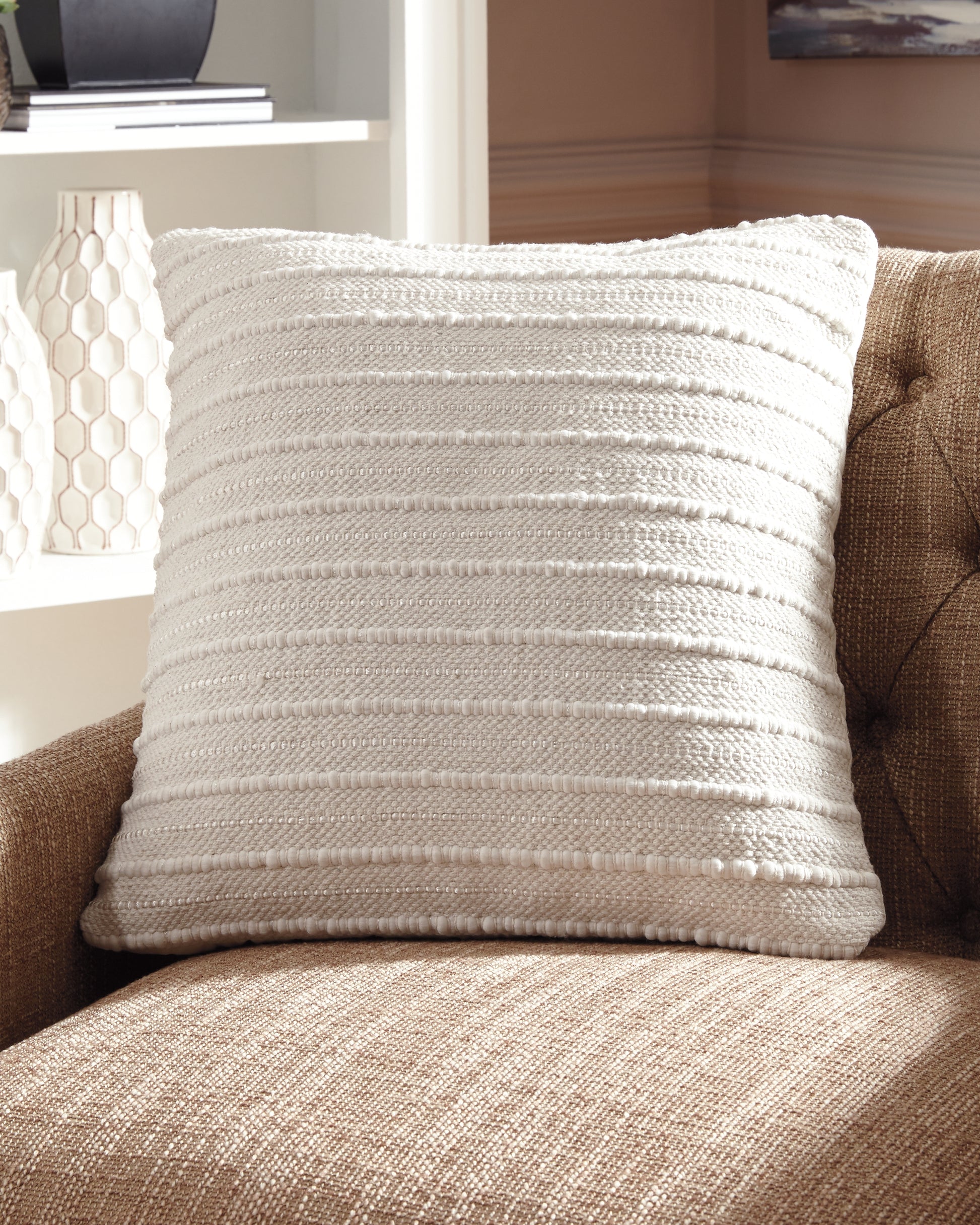 Cape Furniture Outlet - Ashley Furniture - Theban Pillows - Pillow (4/CS) / Cream - A1000454