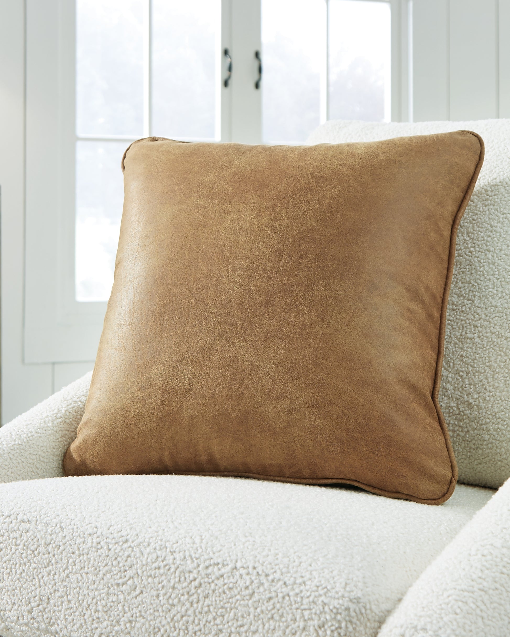 Cape Furniture Outlet - Ashley Furniture - Cortnie Pillows - Pillow (4/CS) / Caramel - A1000953