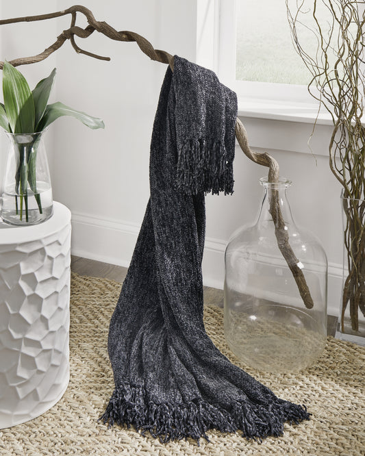Cape Furniture Outlet - Ashley Furniture - Tamish Throw (Set of 3) - Throw (3/CS) / Black - A1001027