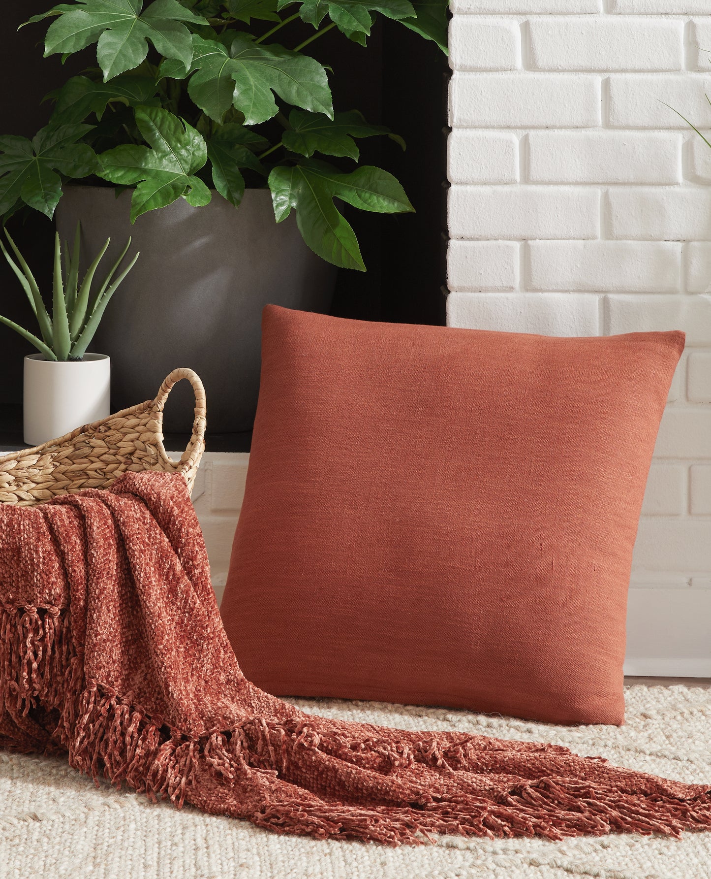 Cape Furniture Outlet - Ashley Furniture - Thaneville Pillows - Pillow (4/CS) / Rust - A1001043