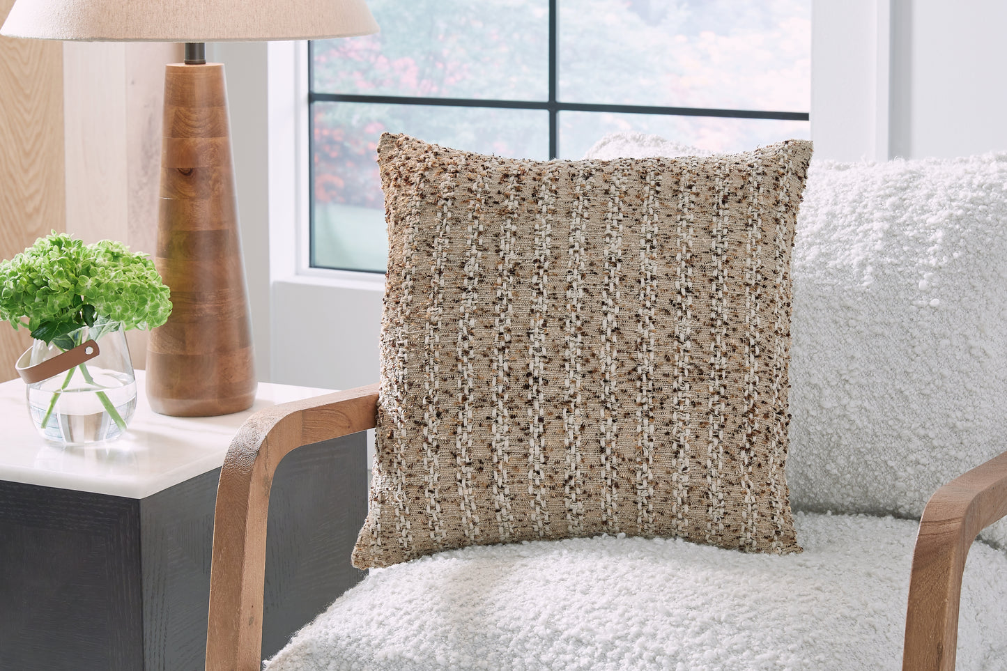 Cape Furniture Outlet - Ashley Furniture - Vorlane Pillows - Pillow (4/CS) / Tan/Brown/White - A1001046