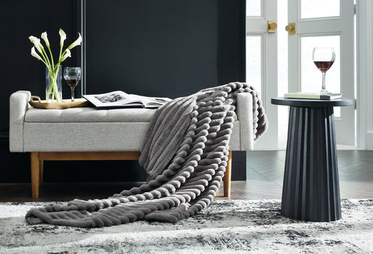 Cape Furniture Outlet - Ashley Furniture - Alsonwell Throw (Set of 3) - Throw (3/CS) / Gray - A1001081