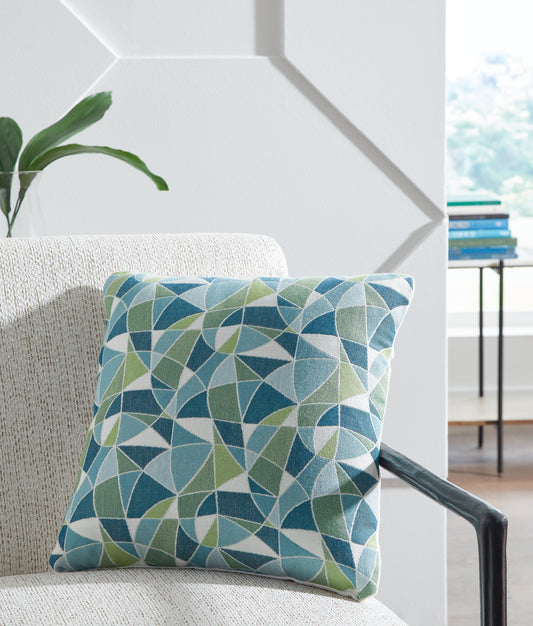 Cape Furniture Outlet - Ashley Furniture - Seanow Next-Gen Nuvella Pillows - Pillow (4/CS) / Green/Turquoise/White - A1900005