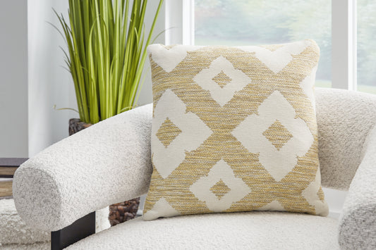Cape Furniture Outlet - Ashley Furniture - Brockner Next-Gen Nuvella Pillows - Pillow (4/CS) / Brown/Yellow - A1900009