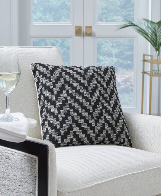 Cape Furniture Outlet - Ashley Furniture - Tenslock Next-Gen Nuvella Pillows - Pillow (4/CS) / Black/White - A1900011